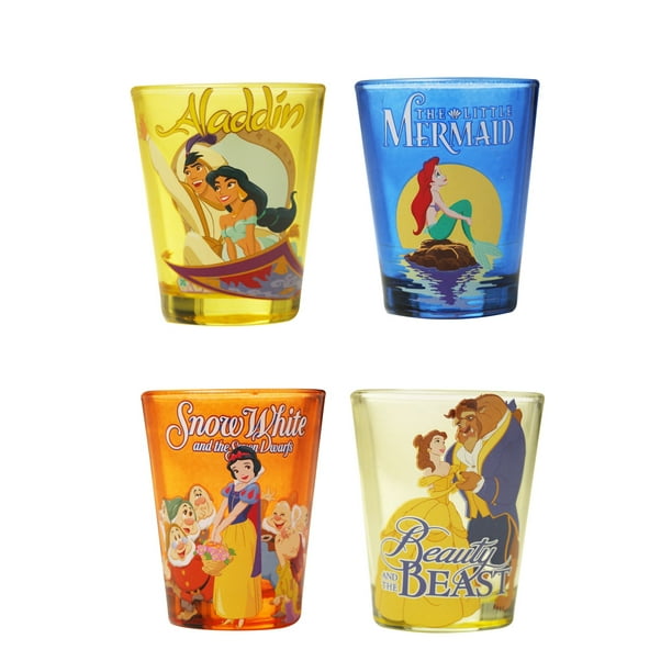 Disney Santa Mickey Shot Glass Set of 4 Disney Santa Mickey Shot Glass Set of 4